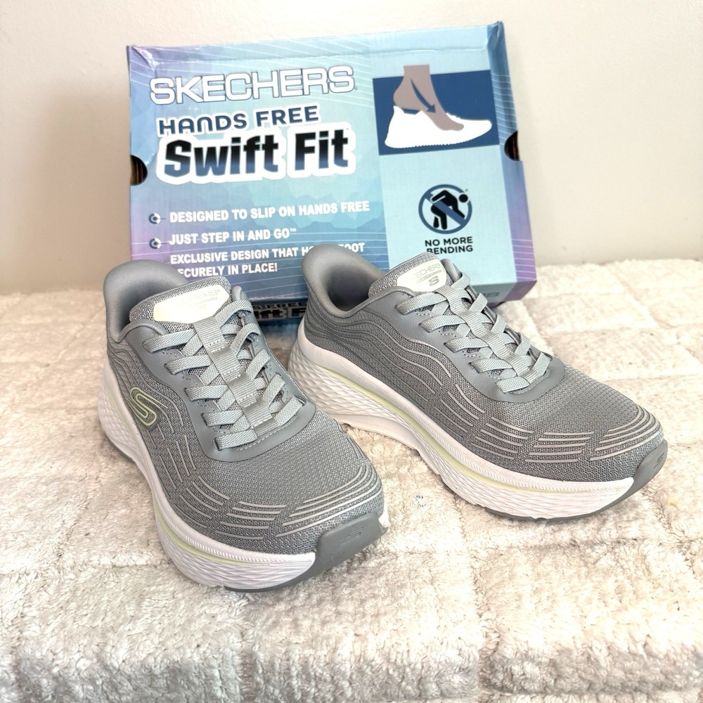 Skechers Womens Hand Free Swift Fit Sneakers 7 Memory Foam 179313S